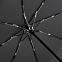 Зонт складной Steel, черный с логотипом в Екатеринбурге заказать по выгодной цене в кибермаркете AvroraStore