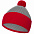 Шапка Snappy, светло-серая с красным с логотипом в Екатеринбурге заказать по выгодной цене в кибермаркете AvroraStore