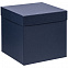 Коробка Cube L, синяя с логотипом в Екатеринбурге заказать по выгодной цене в кибермаркете AvroraStore