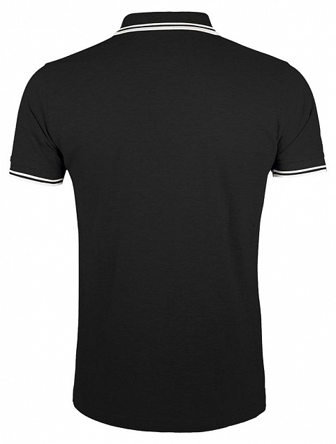 Рубашка поло мужская PASADENA MEN 200 с контрастной отделкой, серый меланж c оранжевым с логотипом в Екатеринбурге заказать по выгодной цене в кибермаркете AvroraStore