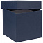 Коробка Cube S, синяя с логотипом в Екатеринбурге заказать по выгодной цене в кибермаркете AvroraStore