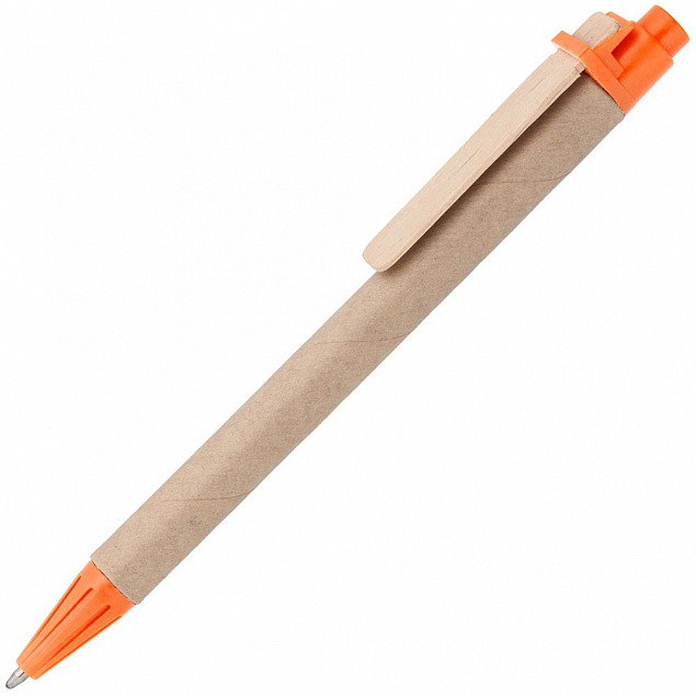 Ручка шариковая Wandy, оранжевая с логотипом в Екатеринбурге заказать по выгодной цене в кибермаркете AvroraStore