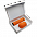 Набор Hot Box CS grey (оранжевый) с логотипом в Екатеринбурге заказать по выгодной цене в кибермаркете AvroraStore