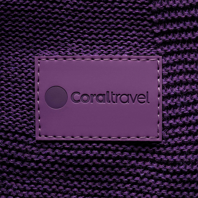 Плед Cella вязаный, 160*90 см, фиолетовый (без подарочной коробки) с логотипом в Екатеринбурге заказать по выгодной цене в кибермаркете AvroraStore
