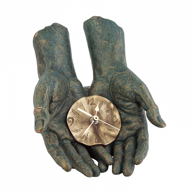 Скульптура "Время в твоих руках" с логотипом в Екатеринбурге заказать по выгодной цене в кибермаркете AvroraStore