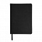 Ежедневник недатированный Anderson, А5,  черный, белый блок с логотипом в Екатеринбурге заказать по выгодной цене в кибермаркете AvroraStore