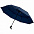 Складной зонт Dome Double с двойным куполом, темно-синий с логотипом в Екатеринбурге заказать по выгодной цене в кибермаркете AvroraStore