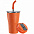 Термостакан Sapporo, оранжевый с логотипом в Екатеринбурге заказать по выгодной цене в кибермаркете AvroraStore