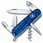 Офицерский нож Spartan 91, прозрачный синий с логотипом в Екатеринбурге заказать по выгодной цене в кибермаркете AvroraStore