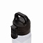 Бутылка для воды Aqua, черная (ТОЛЬКО ПОД ПОЛНУЮ ЗАПЕЧАТКУ) с логотипом в Екатеринбурге заказать по выгодной цене в кибермаркете AvroraStore