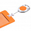 Чехол для пропуска с ретрактором Dorset, оранжевый с логотипом в Екатеринбурге заказать по выгодной цене в кибермаркете AvroraStore