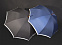 Зонт-трость Unit Reflect, черный с логотипом в Екатеринбурге заказать по выгодной цене в кибермаркете AvroraStore