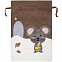 Мешок для подарков Noel, с мышкой с логотипом в Екатеринбурге заказать по выгодной цене в кибермаркете AvroraStore