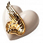Фарфоровое сердце Wind Of Luck с логотипом в Екатеринбурге заказать по выгодной цене в кибермаркете AvroraStore