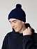 Шапка Nordvik, темно-синяя с логотипом в Екатеринбурге заказать по выгодной цене в кибермаркете AvroraStore
