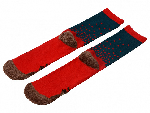 Набор носков с рождественской символикой, 2 пары с логотипом в Екатеринбурге заказать по выгодной цене в кибермаркете AvroraStore