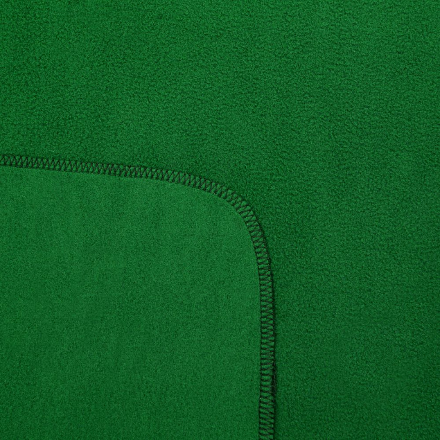 Флисовый плед Warm&Peace XL, зеленый с логотипом в Екатеринбурге заказать по выгодной цене в кибермаркете AvroraStore