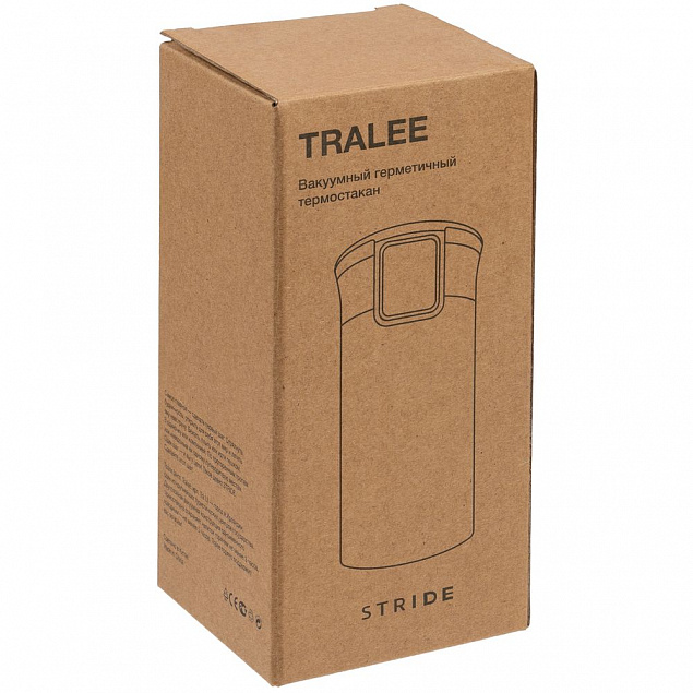 Термостакан Tralee, белый с логотипом в Екатеринбурге заказать по выгодной цене в кибермаркете AvroraStore