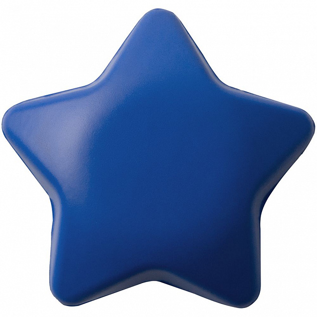 Антистресс «Звезда», синий с логотипом в Екатеринбурге заказать по выгодной цене в кибермаркете AvroraStore