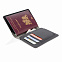 Обложка для паспорта Quebec с защитой от сканирования RFID, черный с логотипом в Екатеринбурге заказать по выгодной цене в кибермаркете AvroraStore