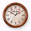 Часы настенные с деревянным ободом, дуб с логотипом в Екатеринбурге заказать по выгодной цене в кибермаркете AvroraStore