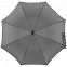 Зонт-трость rainVestment, светло-серый меланж с логотипом в Екатеринбурге заказать по выгодной цене в кибермаркете AvroraStore