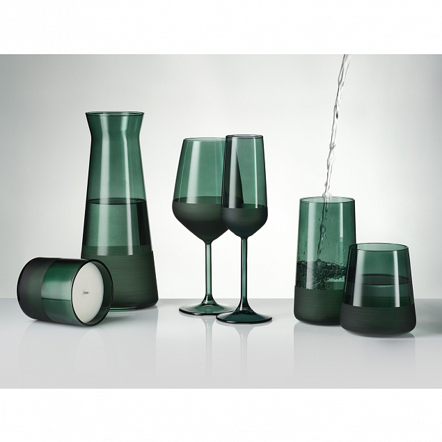 Бокал для вина, Emerald, 490 ml, зеленый с логотипом в Екатеринбурге заказать по выгодной цене в кибермаркете AvroraStore
