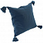 Чехол на подушку Traffic с кистями, серо-синий с логотипом в Екатеринбурге заказать по выгодной цене в кибермаркете AvroraStore