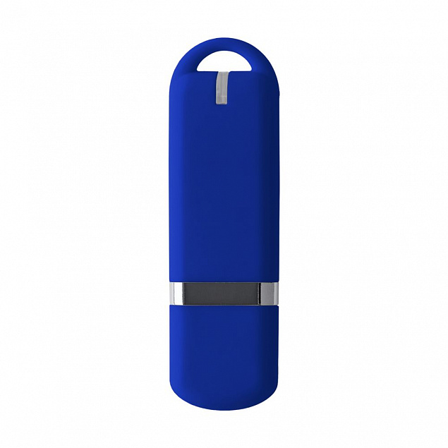 Флешка Memo, 16 Гб, синяя с логотипом в Екатеринбурге заказать по выгодной цене в кибермаркете AvroraStore