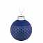 Елочный шар Queen, 8 см, синий с логотипом в Екатеринбурге заказать по выгодной цене в кибермаркете AvroraStore
