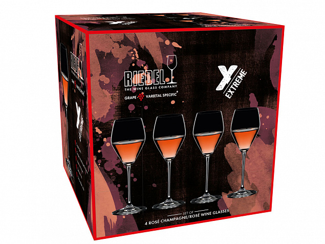 Набор бокалов Champagne Rose, 322 мл, 4 шт. с логотипом в Екатеринбурге заказать по выгодной цене в кибермаркете AvroraStore