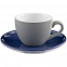 Чайная пара Cozy Morning, серая с синим с логотипом в Екатеринбурге заказать по выгодной цене в кибермаркете AvroraStore