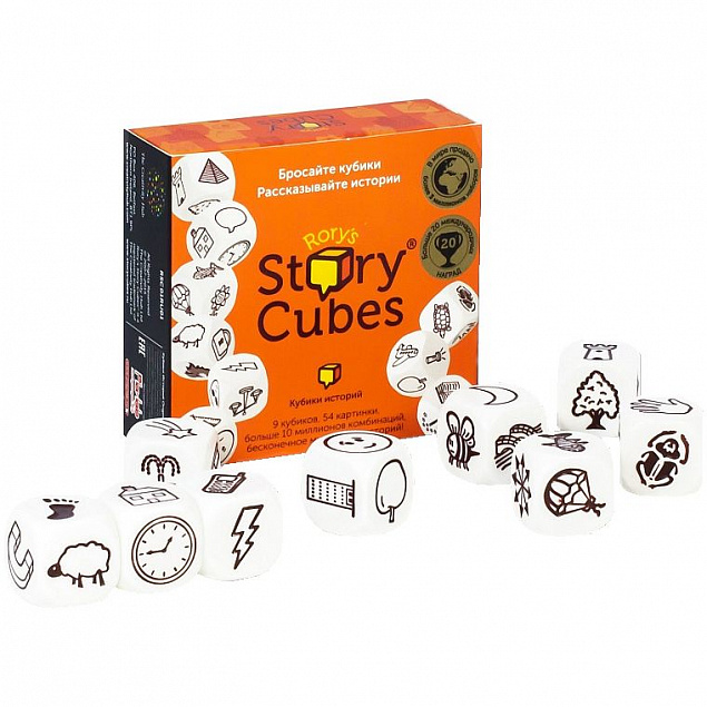 Игра «Кубики историй. Original» с логотипом в Екатеринбурге заказать по выгодной цене в кибермаркете AvroraStore
