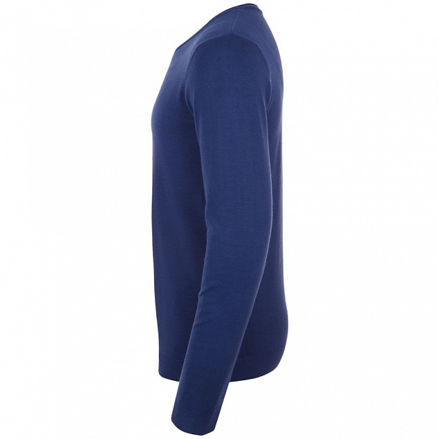 Пуловер мужской GLORY MEN, синий ультрамарин с логотипом в Екатеринбурге заказать по выгодной цене в кибермаркете AvroraStore