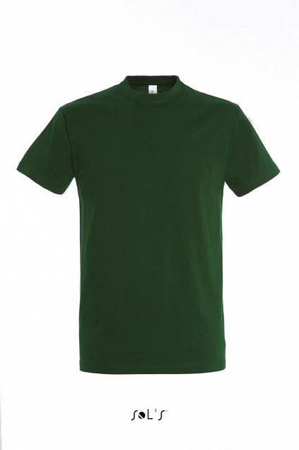 Фуфайка (футболка) IMPERIAL мужская,Темно-зеленый 3XL с логотипом в Екатеринбурге заказать по выгодной цене в кибермаркете AvroraStore