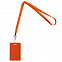 Лента с карабином Colorplan, оранжевая с логотипом в Екатеринбурге заказать по выгодной цене в кибермаркете AvroraStore