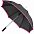 Зонт-трость Highlight, черный с фиолетовым с логотипом в Екатеринбурге заказать по выгодной цене в кибермаркете AvroraStore