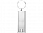 Брелок-фонарик Castor, серебристый/серый с логотипом в Екатеринбурге заказать по выгодной цене в кибермаркете AvroraStore