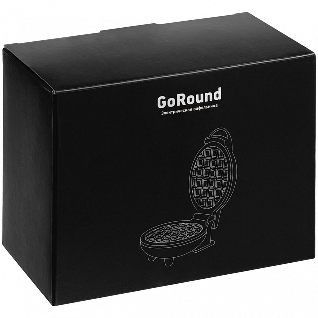 Электрическая вафельница GoRound, белая с логотипом в Екатеринбурге заказать по выгодной цене в кибермаркете AvroraStore