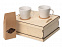 Подарочный набор с кофе, чашками в деревянной коробке Кофебрейк с логотипом в Екатеринбурге заказать по выгодной цене в кибермаркете AvroraStore