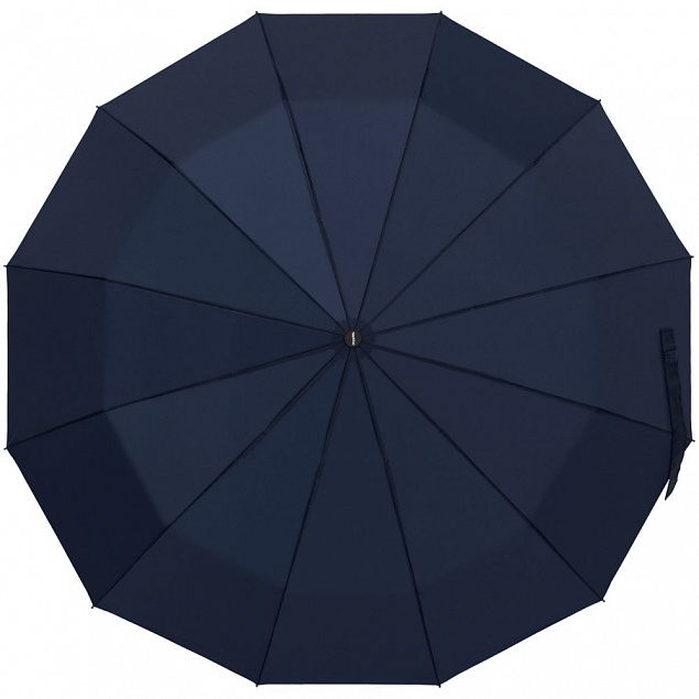 Зонт складной Fiber Magic Major, темно-синий с логотипом в Екатеринбурге заказать по выгодной цене в кибермаркете AvroraStore