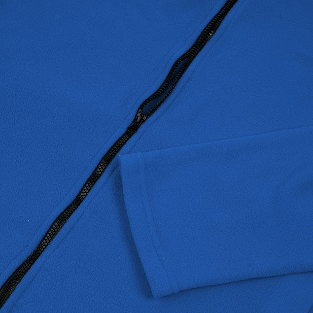 Куртка флисовая унисекс Manakin, ярко-синяя с логотипом в Екатеринбурге заказать по выгодной цене в кибермаркете AvroraStore