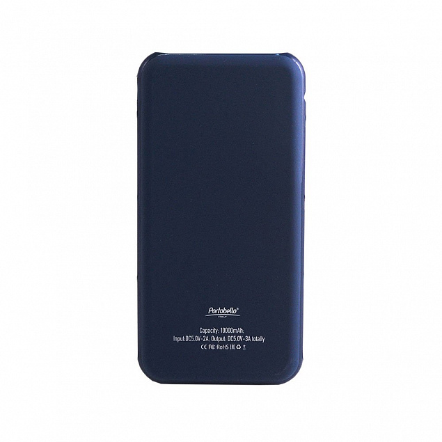 Внешний аккумулятор, Grand PB, 10000 mAh, синий, подарочная упаковка с блистером с логотипом в Екатеринбурге заказать по выгодной цене в кибермаркете AvroraStore