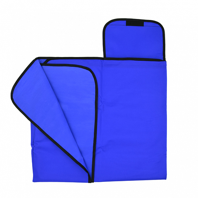 Плед для пикника Monaco - Синий HH с логотипом в Екатеринбурге заказать по выгодной цене в кибермаркете AvroraStore