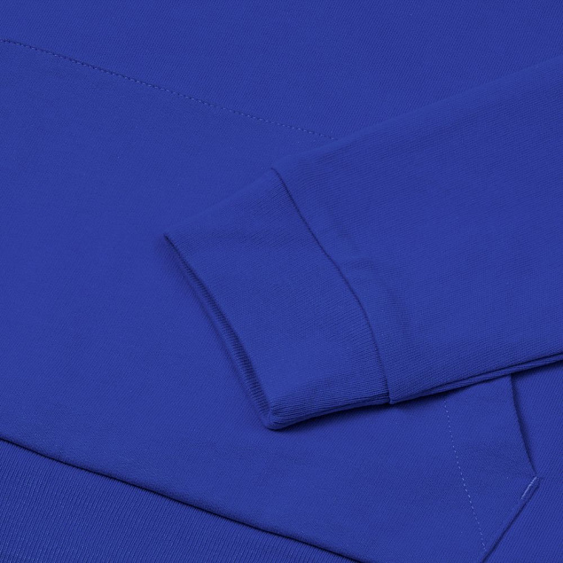 Толстовка с капюшоном на молнии Unit Siverga, ярко-синяя с логотипом в Екатеринбурге заказать по выгодной цене в кибермаркете AvroraStore