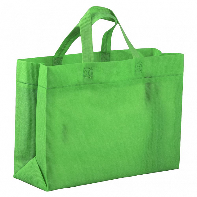 Сумка для покупок Span 3D, зеленая с логотипом в Екатеринбурге заказать по выгодной цене в кибермаркете AvroraStore