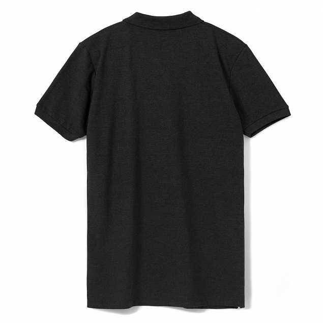Рубашка поло мужская PHOENIX MEN, черная с логотипом в Екатеринбурге заказать по выгодной цене в кибермаркете AvroraStore