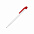 Ручка шариковая Pim - Красный PP с логотипом в Екатеринбурге заказать по выгодной цене в кибермаркете AvroraStore