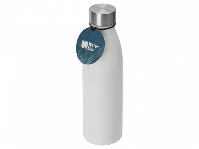 Стальная бутылка Rely, 800 мл, белый матовый с логотипом в Екатеринбурге заказать по выгодной цене в кибермаркете AvroraStore