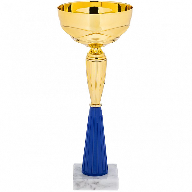 Кубок Kudos, средний, синий с логотипом в Екатеринбурге заказать по выгодной цене в кибермаркете AvroraStore